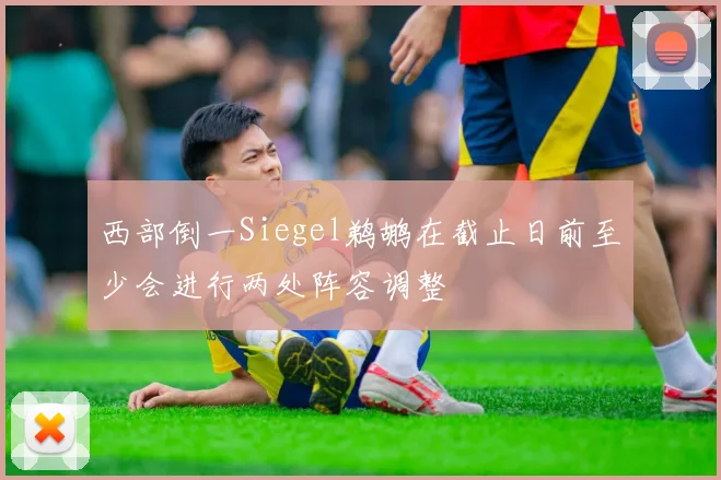 西部倒一Siegel鹈鹕在截止日前至少会进行两处阵容调整